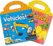 Reusable Sticker Book for Kids 2-4,