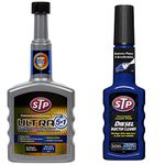 Ultra 5 in 1 Diesel Fuel System Cleaner, STP Concentrated Cleaning Power, Car Accessories, 400 ml & GST59200EN Diesel Injector Cleaner 200 ml