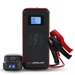 Schumacher Electric 2000A Lithium Car Battery Jump Starter & Portable Power Pack/Jump Box, 4-in-1 Solution, 10W Wireless & 3A USB Charging, for 12V Power Sport, Automotive, & Marine Batteries, SL1643