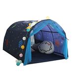 HI SUYI Children's Cabin Bed Tunnel Tent for 90-100cm in Width Loft Bed Bunk Tent,Fabric, Blue, Single