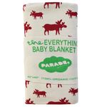 Parade Everything Organic Baby Blanket Moose