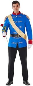 Morph Deguisement Prince Adulte, Costume Prince Homme, Costume Prince Adulte, Costume Prince Charmant Adulte, Costume Carnaval Homme, Deguisement Halloween Homme Taille L