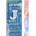 Personalized Beach Towels with Names for Adults Kids - Microfiber Beach Towel - Custom Quick Dry Name Beach Towel - Customized Gifts for Women Men