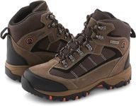 Nevados Trail Mens Gents Waterproof Genuine Leather Lightweight Breathable Lace Up Memory Foam Hiking Outdoor Trekking Ankle Boots (BROWN, UK Footwear Size System, Adult, Men, Numeric, Medium, 9)