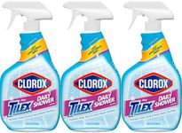 Clorox Plus Tilex Fresh Daily Shower Cleaner, 32 Fluid Ounces Spray Bottle, Pack of 3