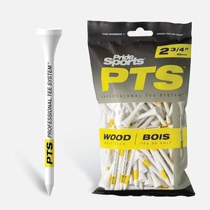 Pride Professional Tee System, 2-3/4 inch ProLength Tee, 100 count, White
