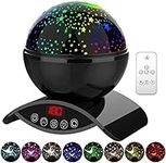 YSD Night Lighting Lamp, Modern Star Rotating Projection, Romantic Star Projector Lamp for Kids, USB Rechargeable & Remote Control, Gifts for Kids,Bedroom(Upgrade)