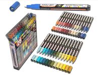 28 Southwestern Colors Acrylic Paint Pens Studio Color Series Markers Set 0.7mm Extra Fine Tip, Rock Painting, Glass, Mugs, Wood, Metal, Canvas, DIY, Detailing. Non Toxic, Waterbased, Quick Drying