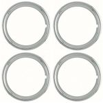 IWC Set of 4 Polished Stainless Steel 14" 1.75 inch Beauty Trim Rings 1514S