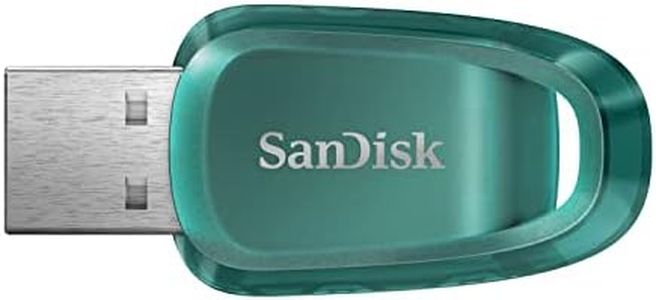 SanDisk 256GB Ultra Eco USB 3.2 Gen 1 Flash Drive - SDCZ96-256G-G46,Blue/Green