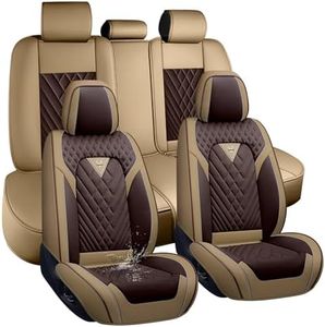 Arocx Full Set for Toyota bZ Seat Covers 2026, Brown-Beige
