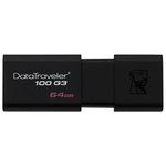 Kingston Digital 64GB 100 G3 USB 3.0 Data Traveler (DT100G3/64GB)