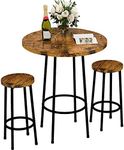 Recaceik 3 Piece Pub Dining Set, Mo