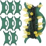 ABUNRO 8pcs Christmas Lights Storage Holder with 10pcs Cable Ties, 12in Holiday Light Storage Holder for Electric Cords, String Lights with Each Holds Up to 120ft
