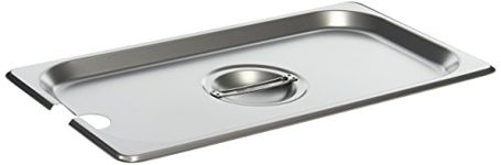 Winco SPCT 1/3 Slotted Pan Cover, Stainless Steel