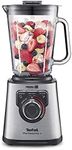 Tefal PerfectMix+ High-Speed Blender, Smoothie Maker, Ice Crush, 2L Glass Jug, 1200W, 4 Removable Powelix Blades, 3 Programs + Pulse, Grey, BL811D40