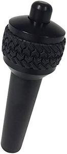 DV8 Offroad | D-JP-180023-BK | Replacement Shift Knob for 1997-2006 Wrangler TJ | Automatic Transmission | Billet Aluminum Construction | Rubber Tire Tread Grip