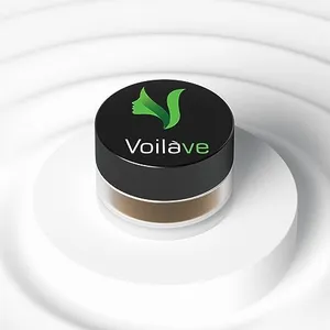 VoilaVe Dark Brown Liquid Gel Eyeliner - Waterproof, Smudge-Proof, Long-Lasting Formula - Available in 5 Shades for Precise Application, 0.0246oz / 7g