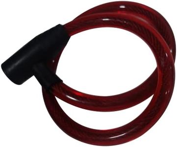 Steelbird Heavy Duty Helmet Lock Anti-Theft Multipurpose Steel Cable Safety Lock with 2 Keys for Bike, Bicycle & Cycle
