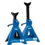 Draper 30883 Ratcheting Axle Stand, 6 Tonne Capacity, 29mm x 107mm Saddle, Pair