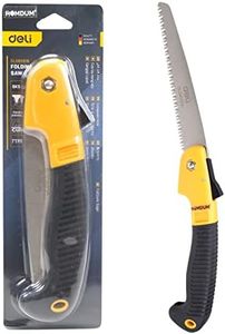 Homdum 7 Inch foldable Garden Saw Hand Pruning saw with safety belt cover For Gardening Camping and Tree Branch wood Cutting saw 190 mm Foldable Pruner Cutter