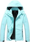 MOERDENG Women's Waterproof Rain Ja