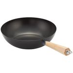 Judge Essentials Stir Fry Wok, 30cm - Non Stick & Carbon Steel - Stay Cool Wooden Handle