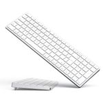 Yivandi Wireless Bluetooth Keyboard for Apple Mac OS –QWERTY Layout, Scissor Keys Precise Typing, Rechargeable Battery, 60 Days Extra-Long Working Time, Compatible with iMac/MacBook Pro/Mac Mini