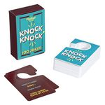 Ridley's 100 Knock Door Hanger Shaped Hilarious Joke Cards for Adults and Kids