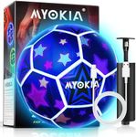 MYOKIA Light Up Soccer Ball Glow in