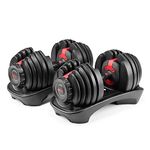 Bowflex 552i Adjustable Dumbbell, Set of 2 Unisex - Adult, Black, L