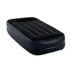 Intex Dura-Beam Standard Series Pillow Rest Raised Airbed with Internal Pump, Twin
