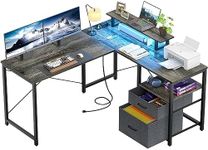 Homieasy L Shaped Computer Desk wit