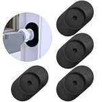 VEGCOO 4 Packs Stair Gate Wall Protector, Safety Stair Gates Extension Wall Saver Wall Guard Protector Pads for Pressure Mounted Gate, Door, Babies & Pets Safety (Black)