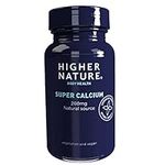 Higher Nature - Super Calcium - 260mg Natural Source - Clinically Proven Calcium Supplement - Vegetarian & Vegan - 90 Capsules