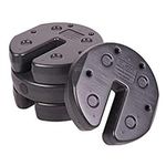 US Weight Interlocking Canopy Weights (Set of 4-7.5lbs Plates)