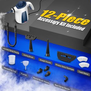 Handheld Steam Cleaner – 12-Piece Multipurpose Cleaning Set