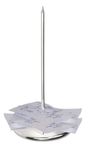 Dynore Stainless Steel Paper Memo Holder/Receipt Holder/Bill Fork for Bill Receipt Note Paper- Set of 1 Pcs