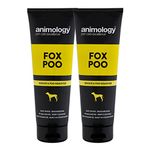 Animology Fox Poo Deodorising Dog Shampoo, Twin Pack, 250ml