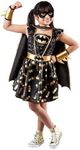 Rubie's Girl's DC Comics Deluxe Batgirl Costume Dress with Gauntlets, Cape, and Eye Mask, Small