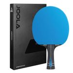 JOOLA Table Tennis Bat Infinity ITTF Approved Professional Carbon Table Tennis Bat for Advanced Players - with High-Tech Fibre, Fibreglass 7 Layer Bat Blade