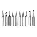 Gasea 10pcs 900M Soldering Tips Replacement Solder Iron Tips Kit for Hakko, Radio Shack, TENMA, ATTEN, Quick, Aoyue, Yihua Solder Station