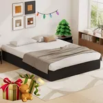 Vipbear Queen Bed Frame Bed Cover - Sturdy 13 Rod Support for Bed Frame with Box Spring, Safe Rounded Corners & 3500lbs High Weight Capacity