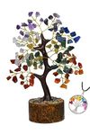 ABHISUBYA Crystals - Crystal Tree Bonsai of Life Seven Chakra and Gemstones Home Decor Necklaces Mini Gem House Warming Gifts New Spiritual (SYT-SC-7-8-UK)