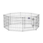 MidWest Homes for Pets Dog Exercise Pen & Playpen without a Door; 60.96 cm by 60.96 cm; Black E-Coated; 550-24DR