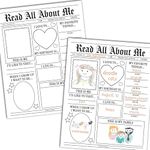 Hadley Designs All About Me Posters Elementary - 20 Star Student Poster, All About Me Posters Preschool & Kindergarten Must Haves, Star of The Week Poster Elementary Classroom Decor, Teacher Supplies