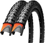26/27.5/29x2.25 inch Bike Tires Pair Mountain Bike Tires 60 TPI Bicycle Tires Kevlar Foldable Tires Pack of 2 (2 Pack 27.5x2.25)