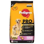 Pedigree Pro Mother & Pup Starter Large Breed, Dry Dog Food, Expert Nutrition for Pregnant/Lactating Mothers & Pups (3-12 Weeks), 3 Kg, Chicken,Pack of 1