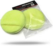 Maxshine 16cm Universal Yellow Multipurpose Microfiber Finger Hold Applicator – Soft, Reusable Pad for Waxing, Polishing & Cleaning – Ideal for Interior & Exterior Car Detailing