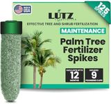 Lutz Corporation Maintenance Palm Tree Fertilizer Spikes, Plant Food Spikes - Easy Application, Treats Common Palm Deficiencies - Manganese, Magnesium, Potassium, Sulfur, Iron, & Copper- Pack of 125